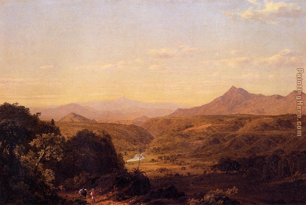 Scene among the Andes painting - Frederic Edwin Church Scene among the Andes art painting